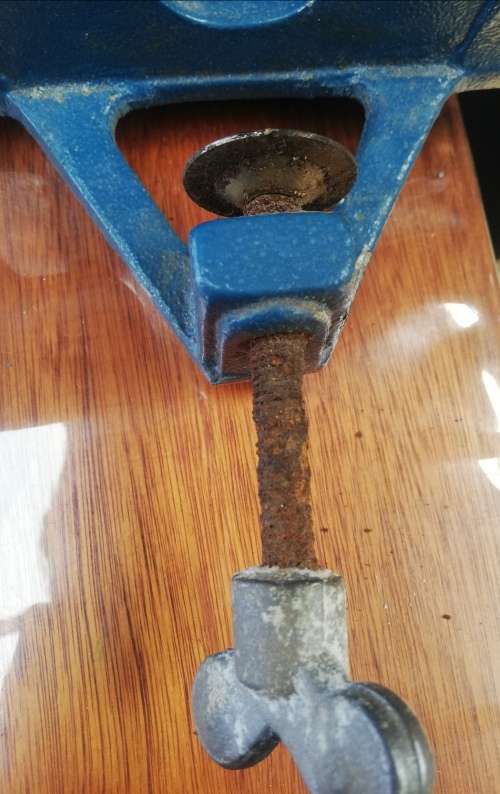 Antique CLAASENS manual biltong carver (table mount) READ DESCRIPTION & NOTES BEFORE BIDDING