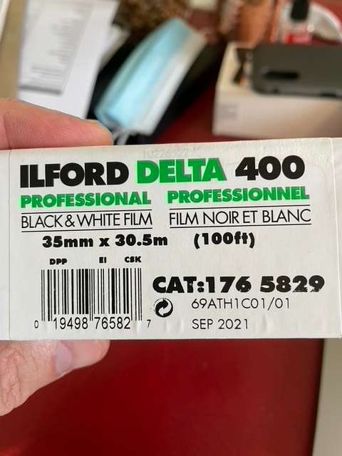 Ilford Delta 400 Professional Black and White 35mm bulk roll (100 ft)