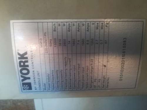 Aircon unit 13000 btu