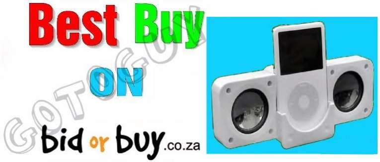 STEREO FOLD-UP SPEAKERS FOR IPODS, MP3PLAYERS .