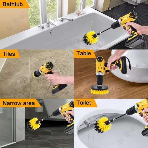 multifunctional electric cleaning brush electric drill