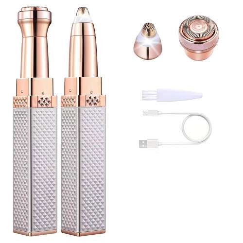 USB Rechargeable Lipstick Eyebrow Trimmer Epilator Women Eyebrow Trimmer