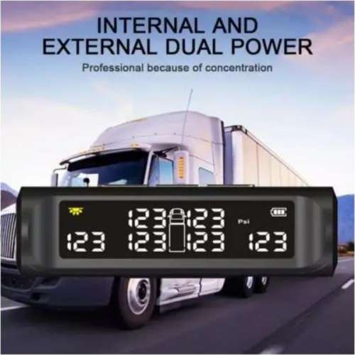 Automotive Solar TPMS Wireless Tire Pressure Monitor, System Sensor