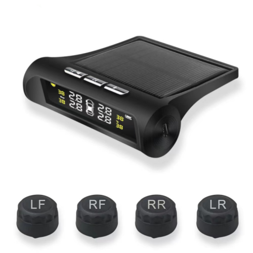 Automotive Solar TPMS Wireless Tire Pressure Monitor, System Sensor