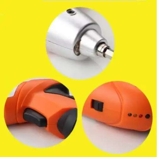 Household Electric Drill Repair Tool Set Lithium Battery Screwdriver USB Cable Charging Combination
