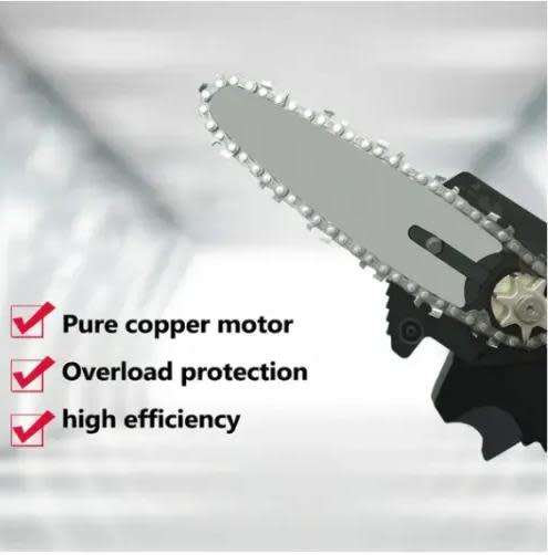 24V Portable Chainsaw Lithium Chainsaw Rechargeable Mini Electric Chainsaw