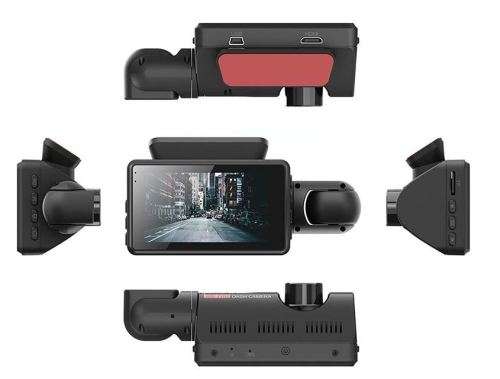 HD 1080P HDR Car Driving Recorder Reversing Image Dual Lens Night Vision Recording