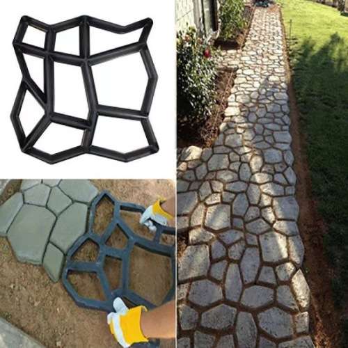 Floor Tiles, Cement, Granite Plastic Molds Pastoral Concrete Paving Molds