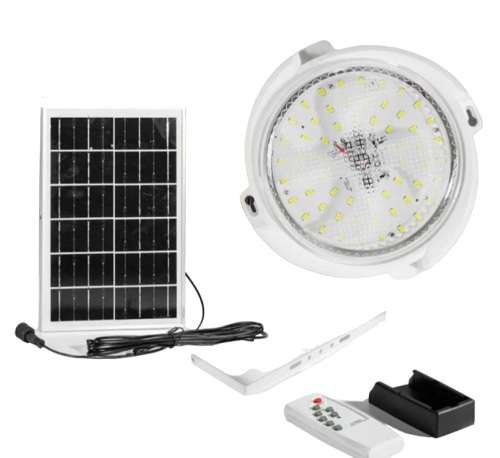 40W Remote Control Solar Ceiling Light With Solar Panel