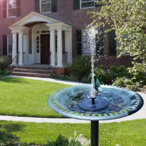 1.4W Solar Garden Fish Pond Fountain Solar Panel Kit Water Pump Outdoor Watering Submersible