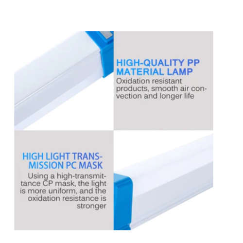 50CM LED Lithium Battery Portable Camping Light Tent Light USB Rechargeable Magnetic Suction Light