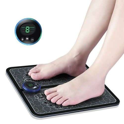 Ems Portable Pulse Physiotherapy Foot Massager Electric Muscle Pad Stimulator Leg Shaping Feet