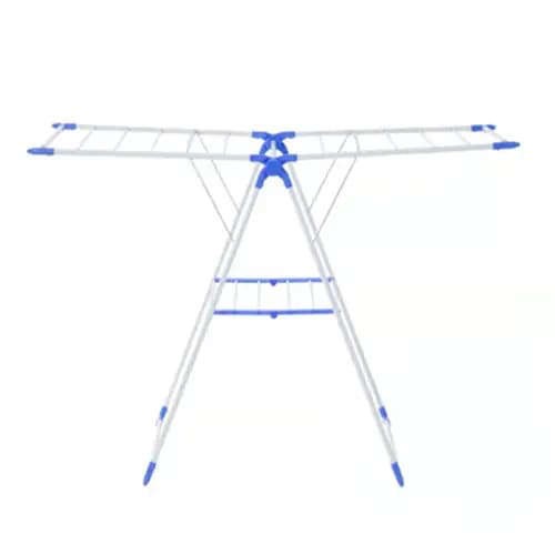 Multifunctional Installation Free Gull Wing Folding Clothes Rack