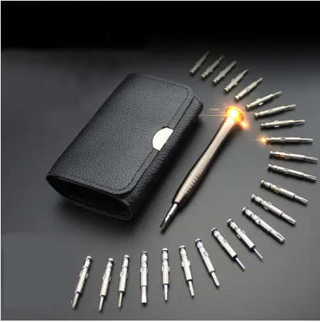 25 In 1 Mini Multi-Function Screwdriver Bit Set With Magnetic Suction Electronic Maintenance Tool