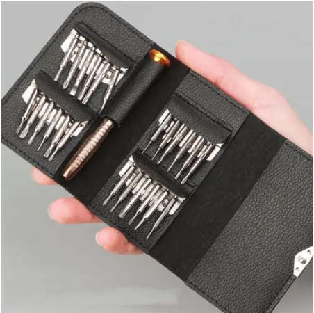 25 In 1 Mini Multi-Function Screwdriver Bit Set With Magnetic Suction Electronic Maintenance Tool