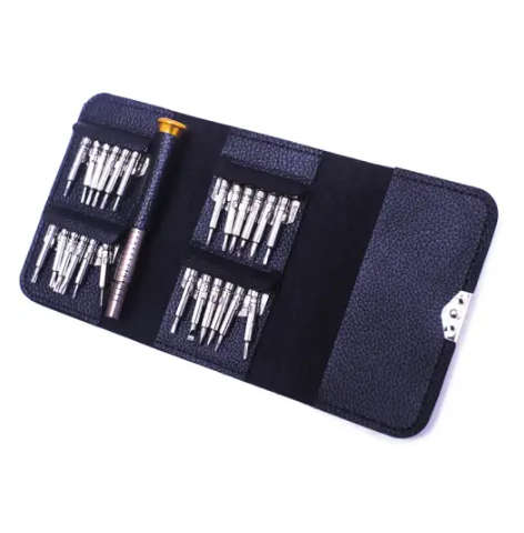25 In 1 Mini Multi-Function Screwdriver Bit Set With Magnetic Suction Electronic Maintenance Tool