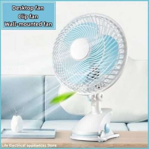 Plug-In Shaking Head Clip-On Electric Fan