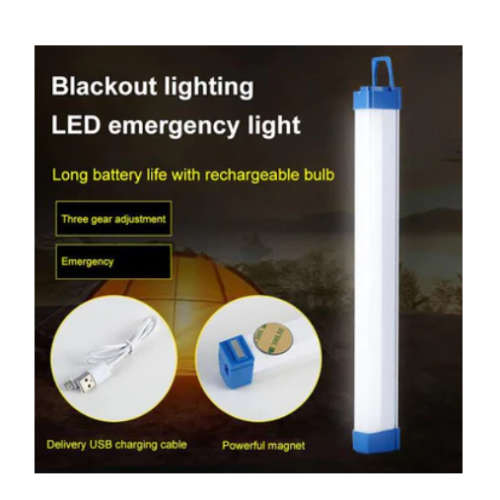 LED Lithium Battery Emergency Light USB Rechargeable Magnetic Portable Light 30CM