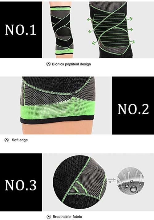 Compression Sleeves For Men`s And Women`s Athletic Knee Braces