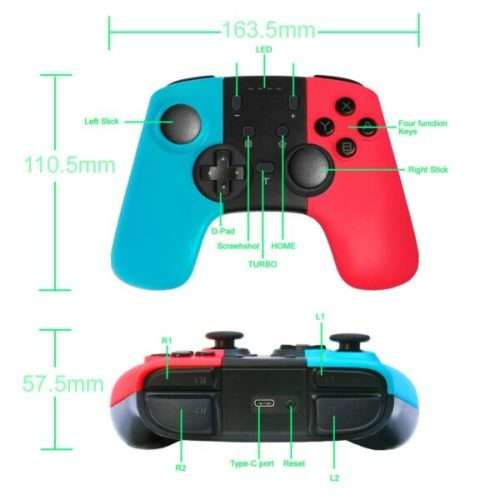 Gamepad Bluetooth Wireless Professional Gamepad Controller