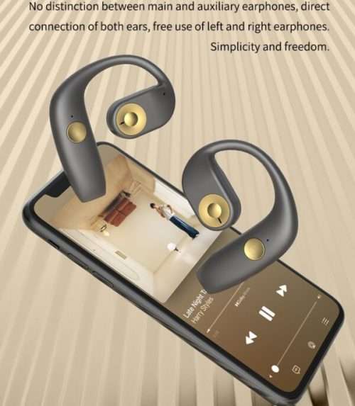 True Wireless Earhook Bluetooth 5.2 Sports Headphones