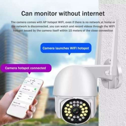 28 LED 1080P Cloud Wireless Security Surveillance 360 Degree WiFi Camera IP66 Waterproof Smart HD