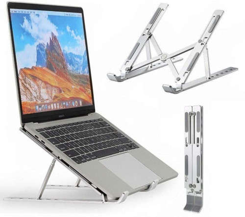 Computer Stand Aluminum 6 Angle Adjustable Laptop Tablet Stand