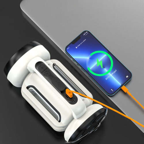 Portable Multi-Mode Camping Light LED+COB With Hook And Power Bank