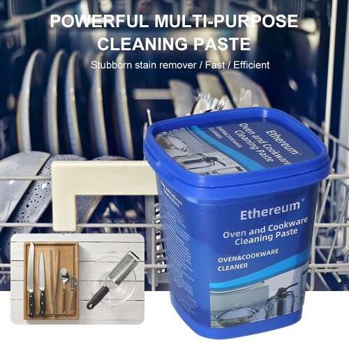 Oven And Cookware Cleaning Paste Powerful Kitchen Cookware Cleaner Multi-Purpose Rust Remover