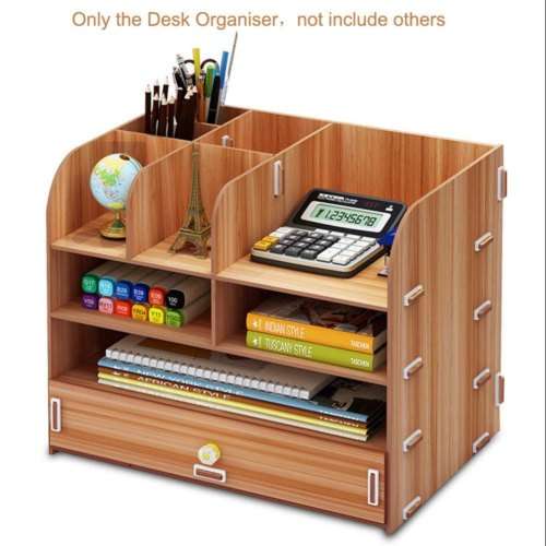 Wooden File Rack DIY File Folder Storage