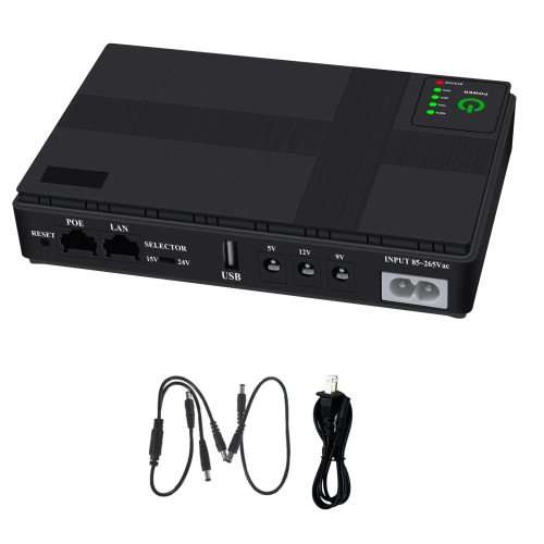 8800mah Mini Dc Ups 5V 9V 12V Power Supply For Wifi Camera Router Speaker