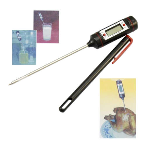 Kitchen Tool Digital Food Thermometer With Stainless Steel Sensor Probe