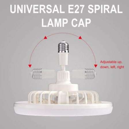 360° Rotating LED Ceiling Light With Fan