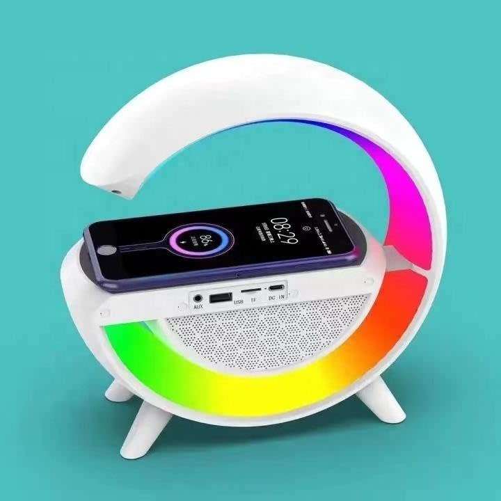 AE-8 RGB Desk Lamp Bluetooth Speaker Wireless Charger