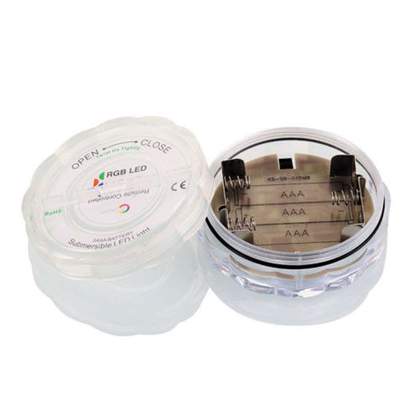 10LED RGB Submersible Waterproof Swimming Pool Wedding Party Vase Light Scenic Light with Remote Con