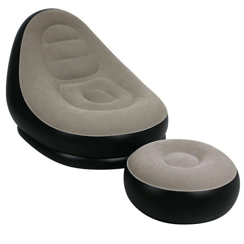Portable Comfortable Inflatable Sofa Furniture Recliner Sofa with Footstool