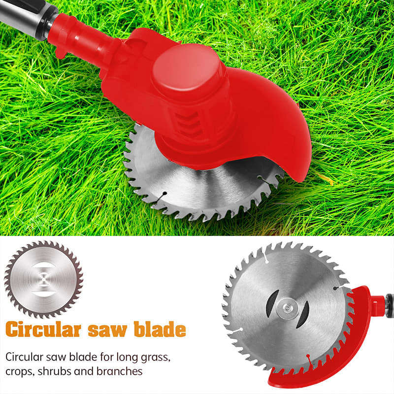 2-in-1 Height Adjustable Electric Lawn Mower Cordless Lawn Trimmer, Battery Powered Lawn Edger