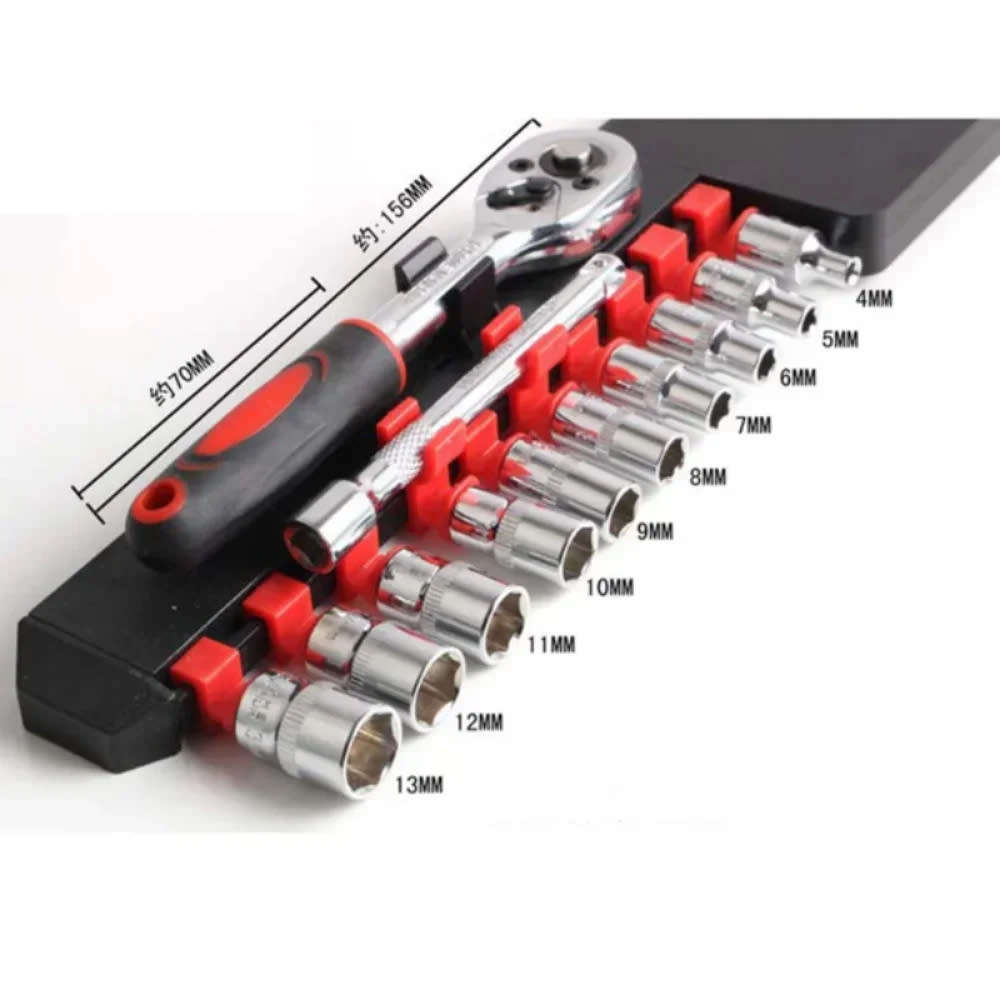 New Upgraded Version Ratchet Wrench Socket Set Hardware Car Ship Motorcycle Bicycle Repair Tools