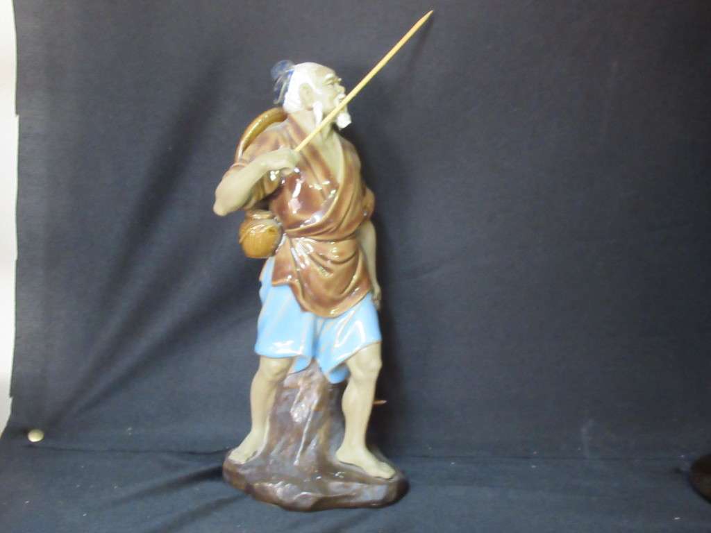 Vintage  Chinese fisherman figurene