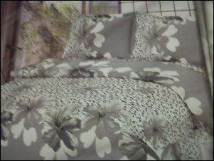 BEAUTIFUL GREY FLORAL - KING SIZE DUVET SET (6 PIECE)