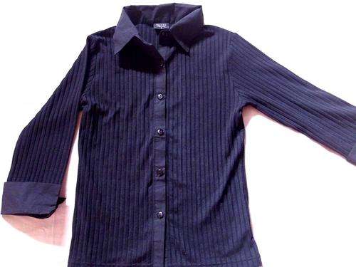 Black buttoned shirt