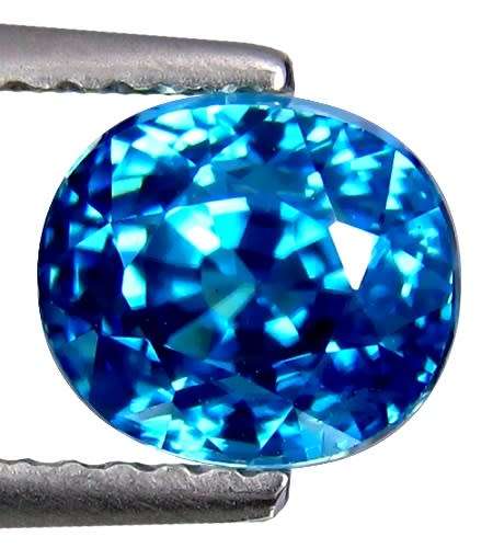 HPJ CONNOISSEURS PORTFOLIO: WORLD CLASS 4.40 CARAT VVS VIVID OCEAN BLUE NATURAL CAMBODIAN ZIRCON