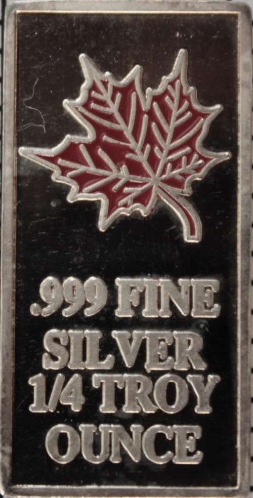 Silver Bullion Bar 2x 1/4 ounce