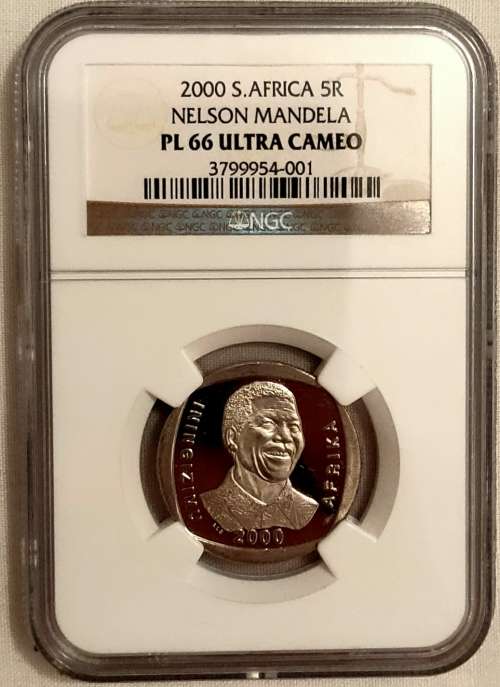 Mandela 2000 PL66 Ultra Cameo R5 NGC