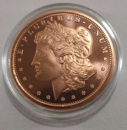 Morgan Dollar - 1oz Copper - Encapsulated