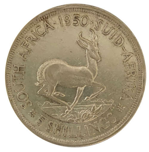 1950 5-Shillings - South Africa - (x1 Coin)
