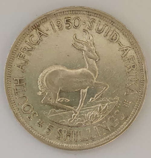 1950 5-Shillings - South Africa - (x1 Coin)