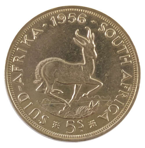 1956 5-Shillings - South Africa - (x2 Coins)
