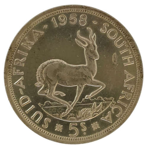 1958 5-Shillings - South Africa - (x2 Coins)