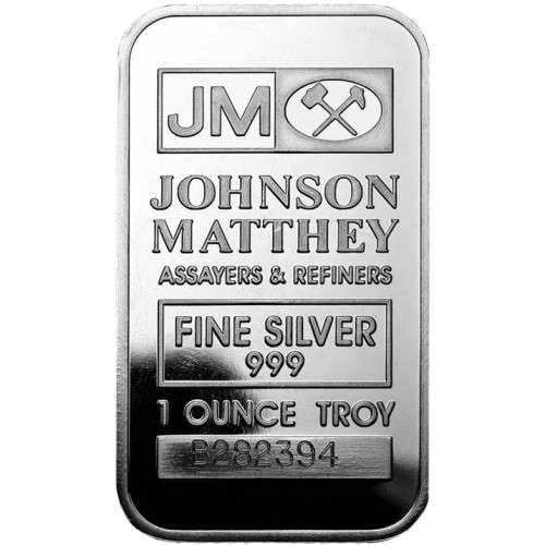 Johnson Matthey 1oz Silver Bullion Bar